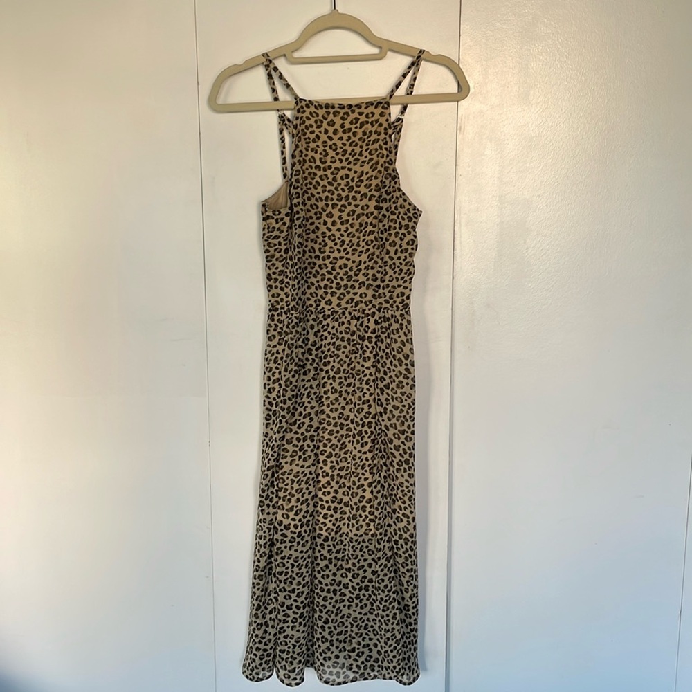 Brand New Abercrombie & Fitch Women Strappy Chiffon Lined Maxi Dress S